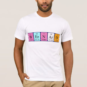Bernard periodic table name shirt