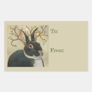 Bernard the bunny gift stickers