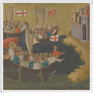 Bernardo Daddi: Arrival of Saint Ursula at Cologne