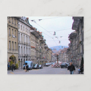 Berne old city - Main shopping street Postcard
