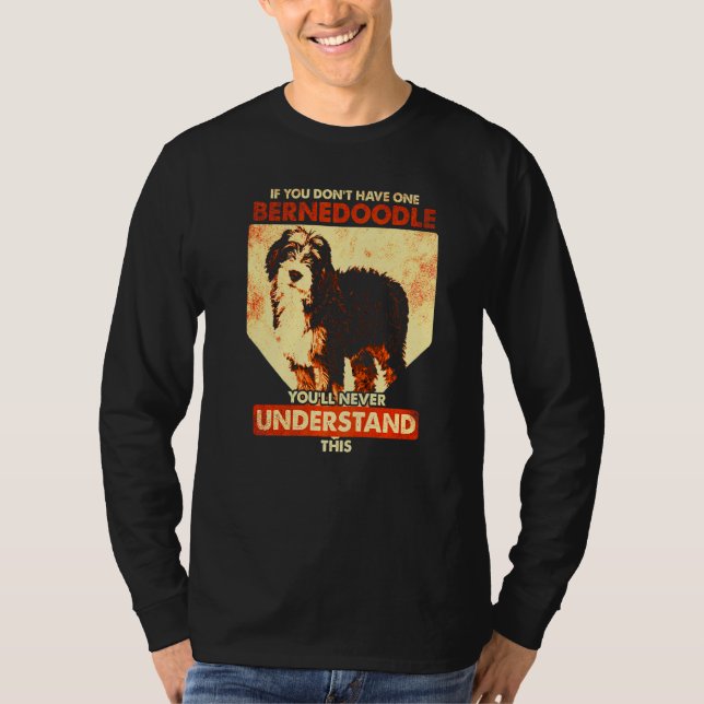 Bernedoodle Dog  Bernedoodle  4 T-Shirt (Front)