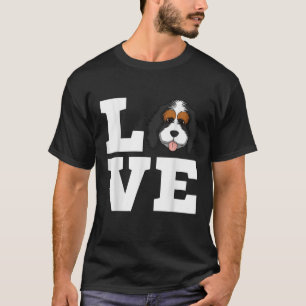 Bernedoodle Love Dog Owner T-Shirt