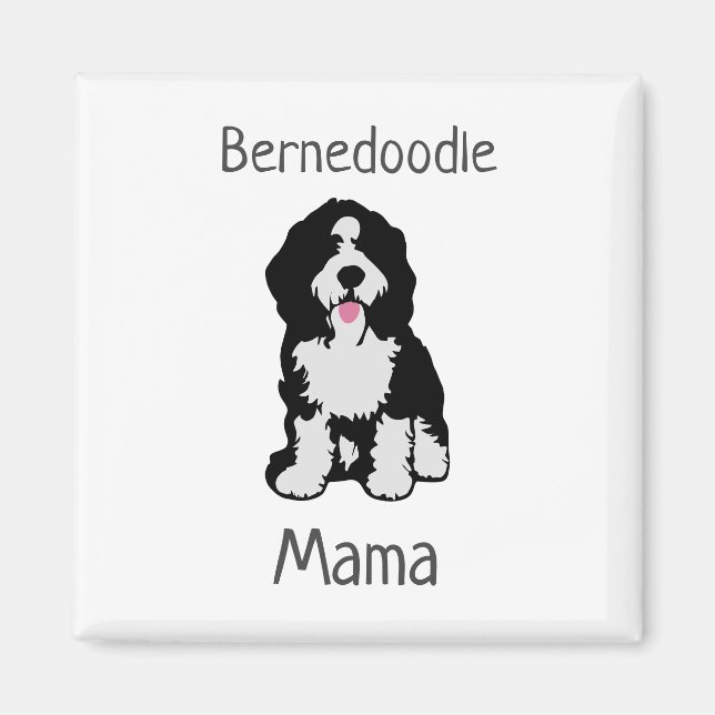 Bernedoodle Mama Magnet (Front)