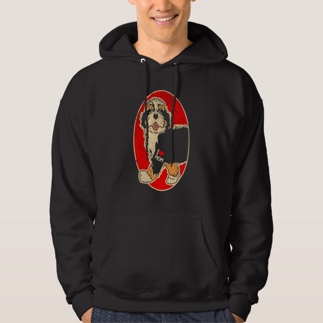 Bernedoodle Mum Hoodie (Front)