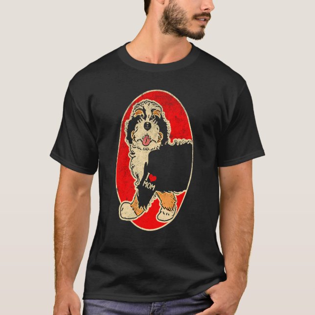 Bernedoodle Mum T-Shirt (Front)