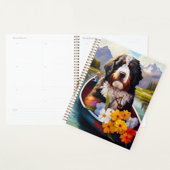 Bernedoodle on a Paddle: A Scenic Adventure Planner (Display)