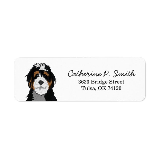 Bernedoodle Return Address Label (Front)