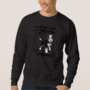 Bernedoodle Saying Mum Dad Cute Bernese Mountain P Sweatshirt