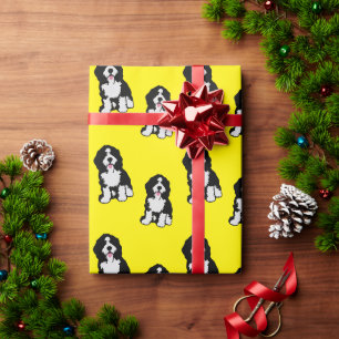 Bernedoodle Wrapping Paper