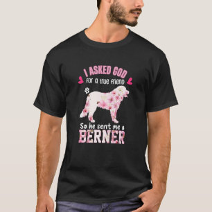 Berner Dog Christmas Cute Berner Dog Pet Owner T-Shirt