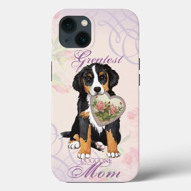 Berner Heart Mum Case-Mate iPhone Case (Back)