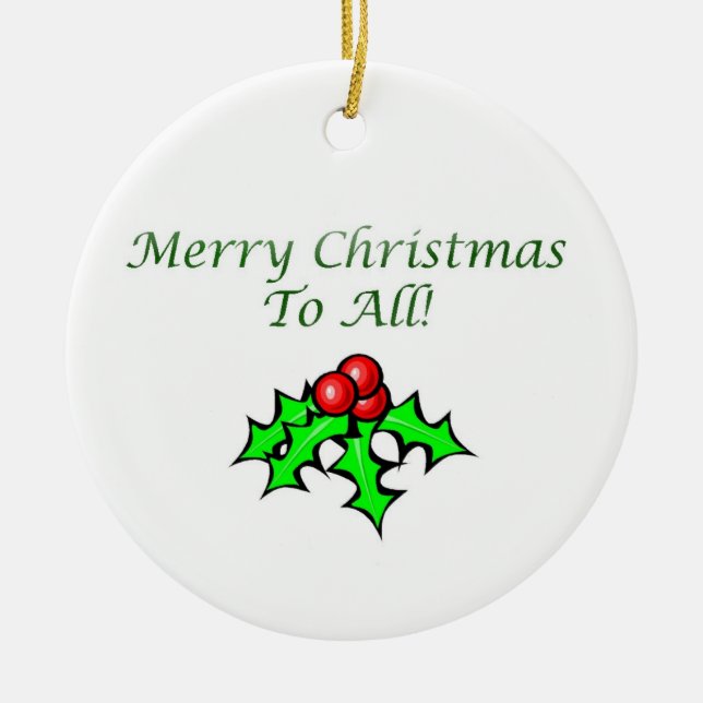 Berner in Sleigh Ceramic Tree Decoration (Front)