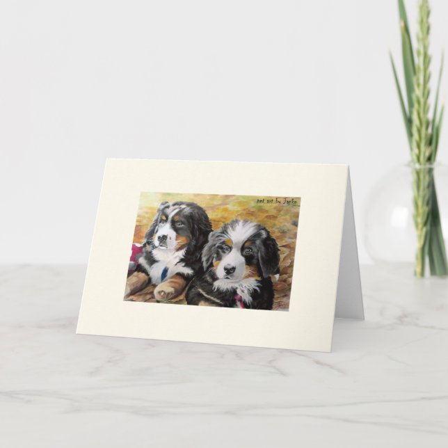 Berner Nation greeting card (blank) (Front)