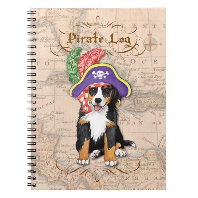 Berner Pirate Spiral Notebook (Front)