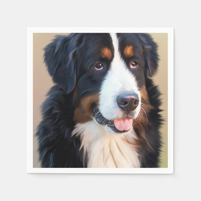 Berner Sennenhund Napkin (Front)