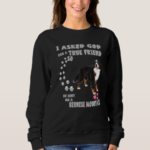 Berner Sennenhund Saying Mum Dad Print Bernese Mou Sweatshirt
