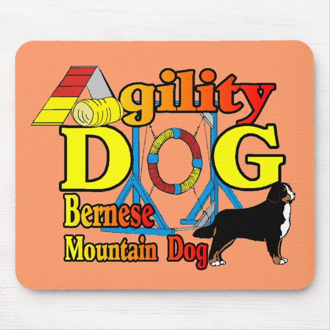 Bernese Agility Gifts Mouse Pad (Front)