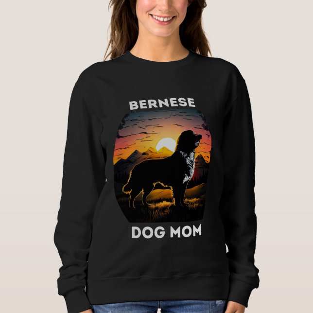 Bernese and the Rising Sun For Bernese Dog Mum Sweatshirt (Front)