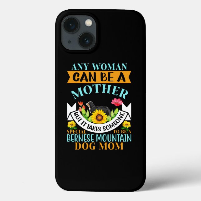 Bernese dog mother, Bernese dog mum, Bernese mum Case-Mate iPhone Case (Back)