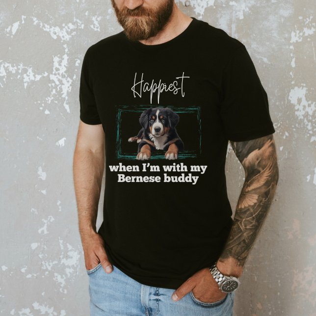 Bernese Lovers, Bernese Mountain Dog T-Shirt (Creator Uploaded)