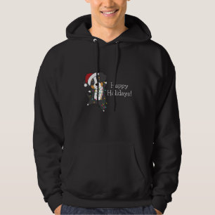 Bernese Merry Christmas Happy Christmas Dogs Hoodie