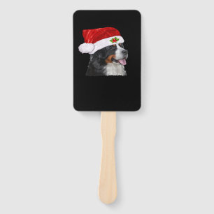 Bernese Mountain Christmas Shirt Dog Christmas Cos Hand Fan