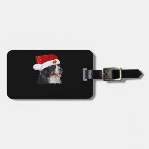 Bernese Mountain Christmas Shirt Dog Christmas Cos Luggage Tag