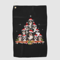 Bernese Mountain Christmas Tree Dog Santa Xmas Fun