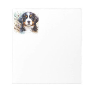 Bernese Mountain Dog AI Puppy Notepad