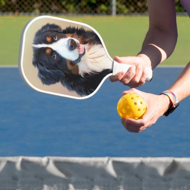 bernese mountain dog art pickleball paddle (Insitu)