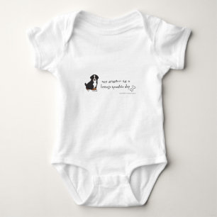 bernese mountain dog baby bodysuit
