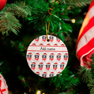 Bernese Mountain Dog Breed Christmas Ceramic Tree Decoration