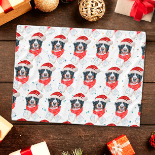 Bernese Mountain Dog Breed Christmas Fleece Blanket