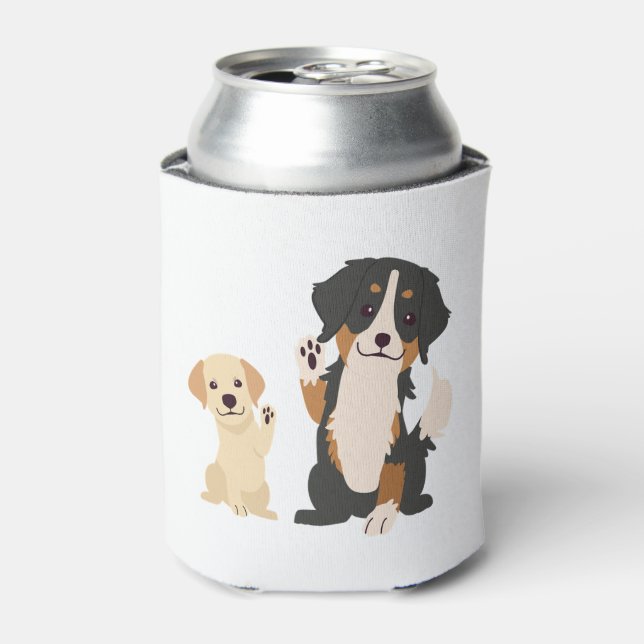 bernese mountain dog  can cooler (Can Front)