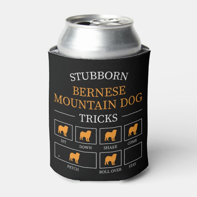 Bernese Mountain Dog Can Cooler (Can Front)