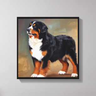 Bernese Mountain Dog Canvas Print