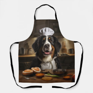Bernese Mountain Dog Chef Cooking Apron