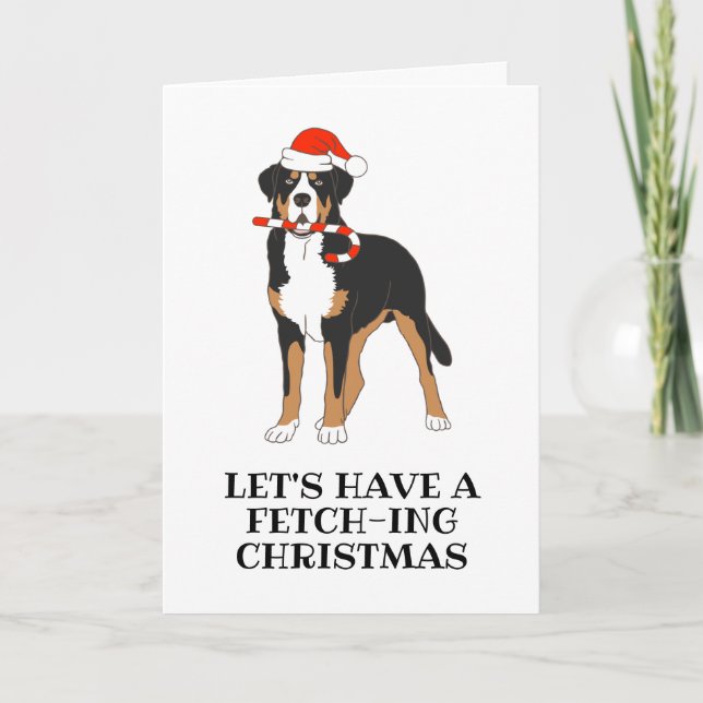 bernese mountain dog christmas cards (Front)