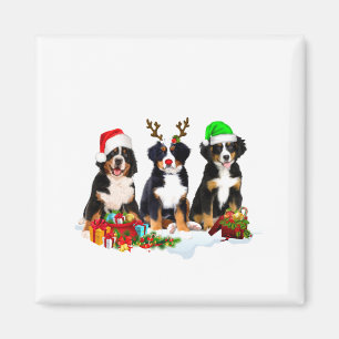 Bernese Mountain Dog Christmas Cute Fullprint Magnet