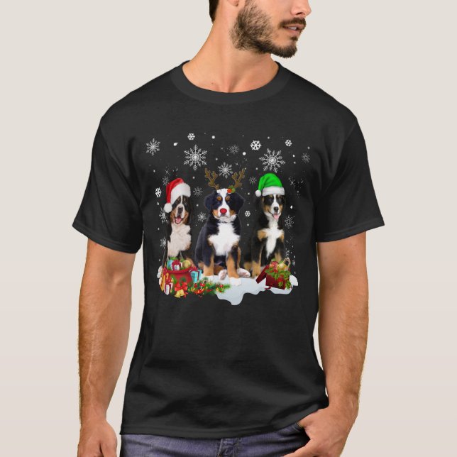 Bernese Mountain Dog Christmas Cute_fullprint T-Shirt (Front)