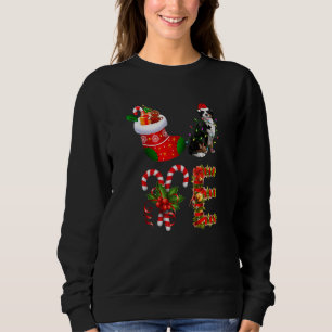 Bernese Mountain Dog Christmas Light  Dog Animal Sweatshirt