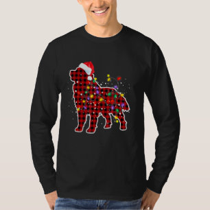 Bernese Mountain Dog Christmas Pyjamas Santa Hat X T-Shirt