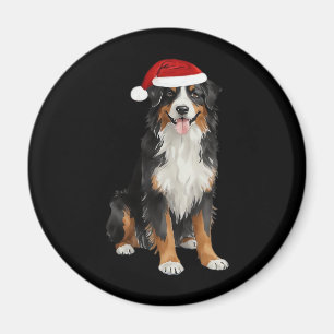 Bernese Mountain Dog Christmas Tree Dog Puppy Wate Magnet