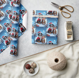 Bernese Mountain Dog Christmas Wrapping Paper