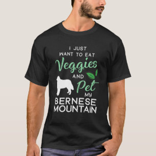 Bernese Mountain Dog Cigar Lover Owner Xmas Birthd T-Shirt