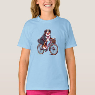 Bernese Mountain Dog Cruiser Bike Adventure T-Shirt