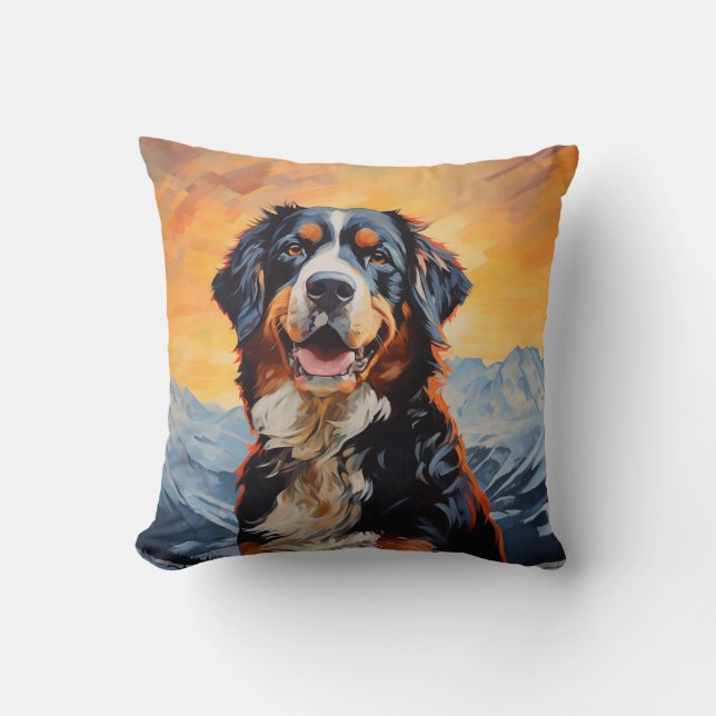 Bernese Mountain Dog Cushion (Front)