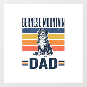 Bernese Mountain Dog Dad Vintage Vector Design_1
