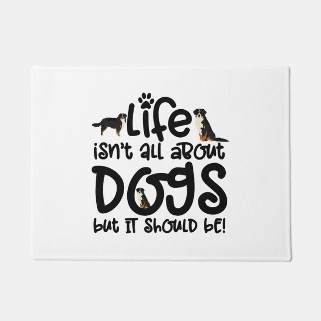 Bernese Mountain Dog Doormat (Front)