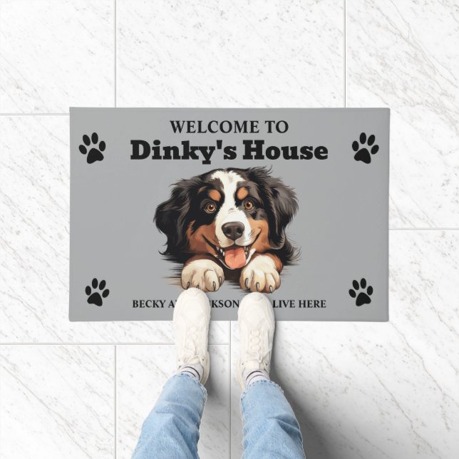 Bernese Mountain Dog Doormat (Indoor)